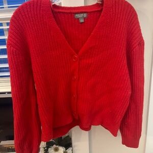 Francesca's Red Cupcake Sweater